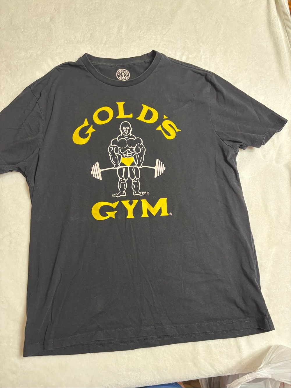 Gold's Gym Black Logo Short Sleeve T-Shirt